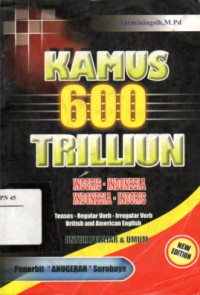 Image of Kamus 600 Triliun : inggris-indonesia, indonesia-inggris