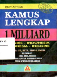 Image of Kamus lengkap 1 Milliard : inggris-indonesia, indonesia-inggris