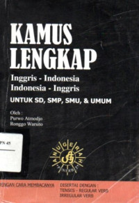 Image of Kamus lengkap : inggris-indonesia, indonesia-inggris