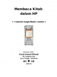 Image of Membaca Kitab dalam HP