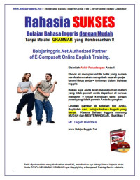 Image of Rahasia sukses belajar bahasa inggris dengan mudah tanpa melalui grammar yang membosankan!!