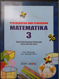 Image of Peningkatan dan pengayaan matematika 3